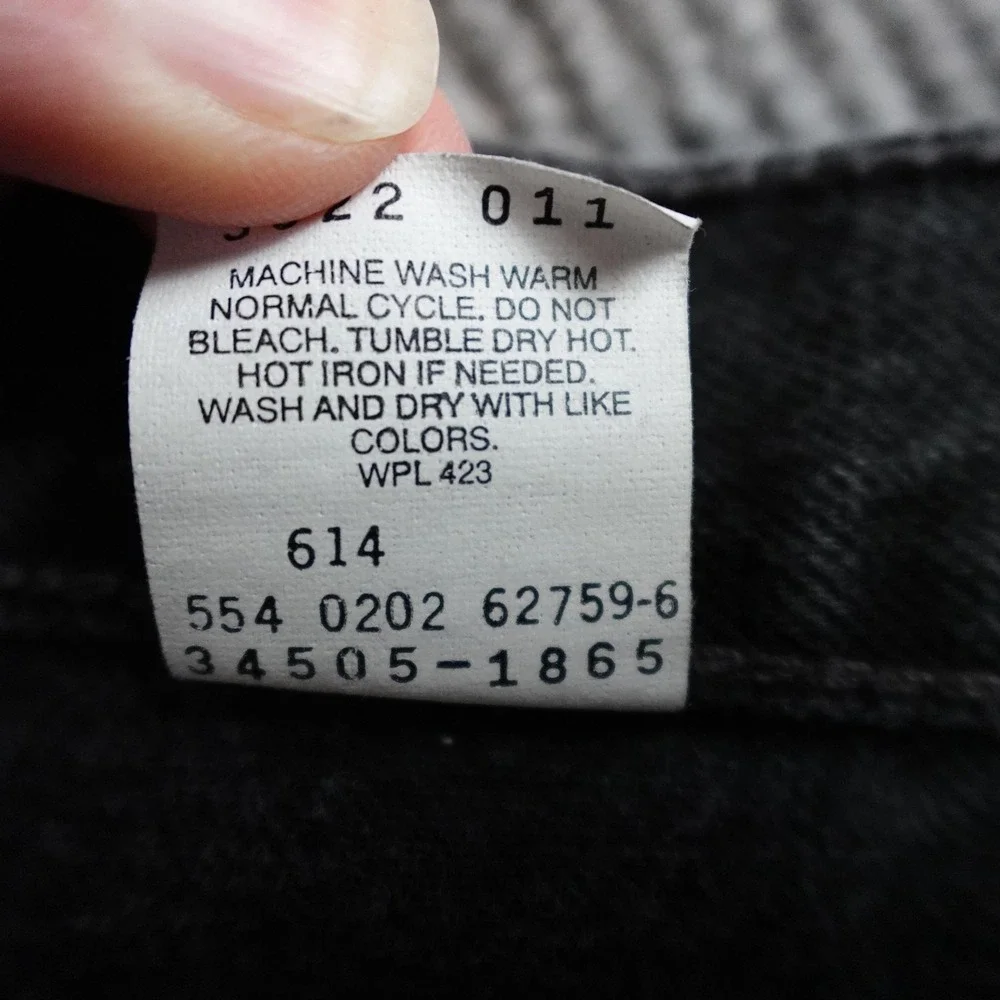 Vintage Levis 505 Denim Shorts Mens 33 (31) Gray USA 10 Inseam Regular Fit